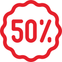 50 percent