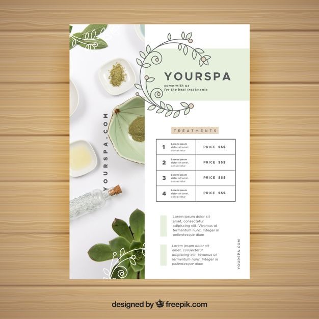 menu spa 1