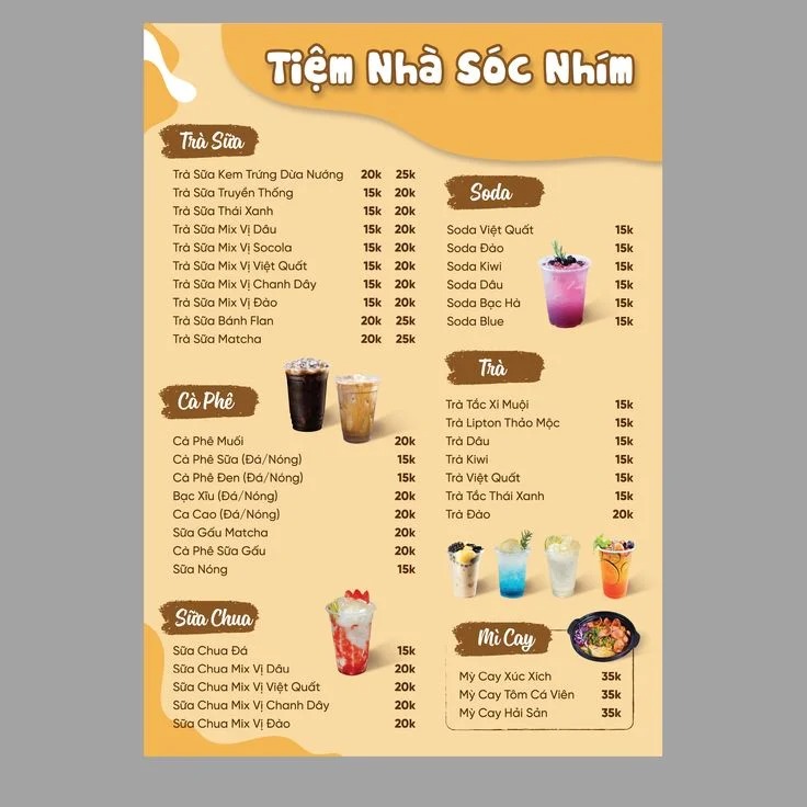 menu tra sua 1