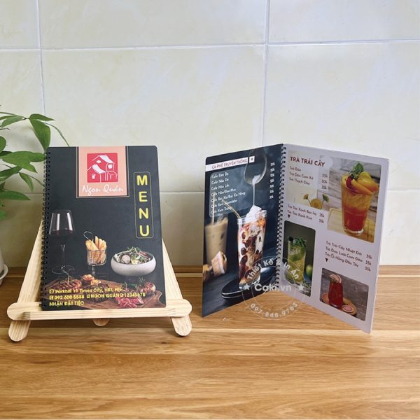 Menu nhua pvc 7