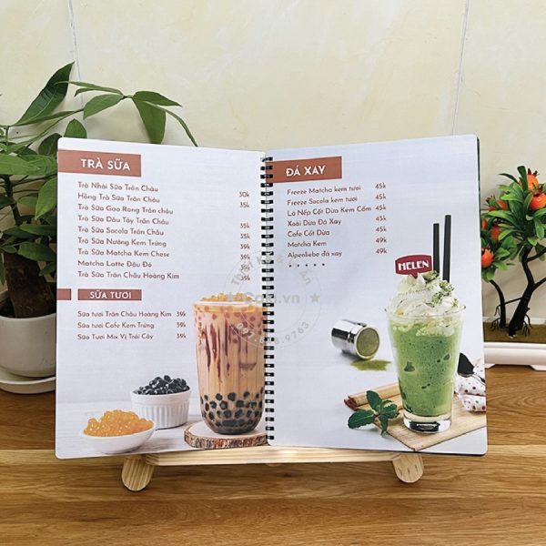Menu nhua pvc 8