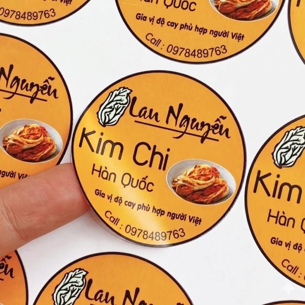 Tem Nhãn Decal Nhựa
